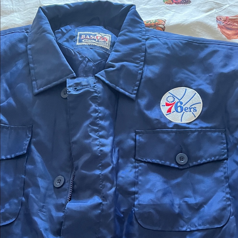Asics Blue Bomber Jacket